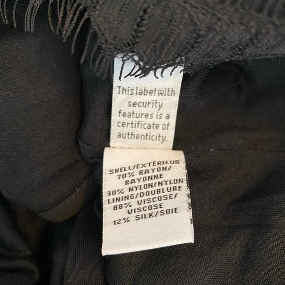 DIANE VON FURSTENBERG Scotia Black Lace Pencil Skirt Size 2 - Picture 10 of 13